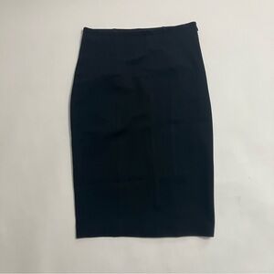 VINCE. black stretch body-con pencil skirt